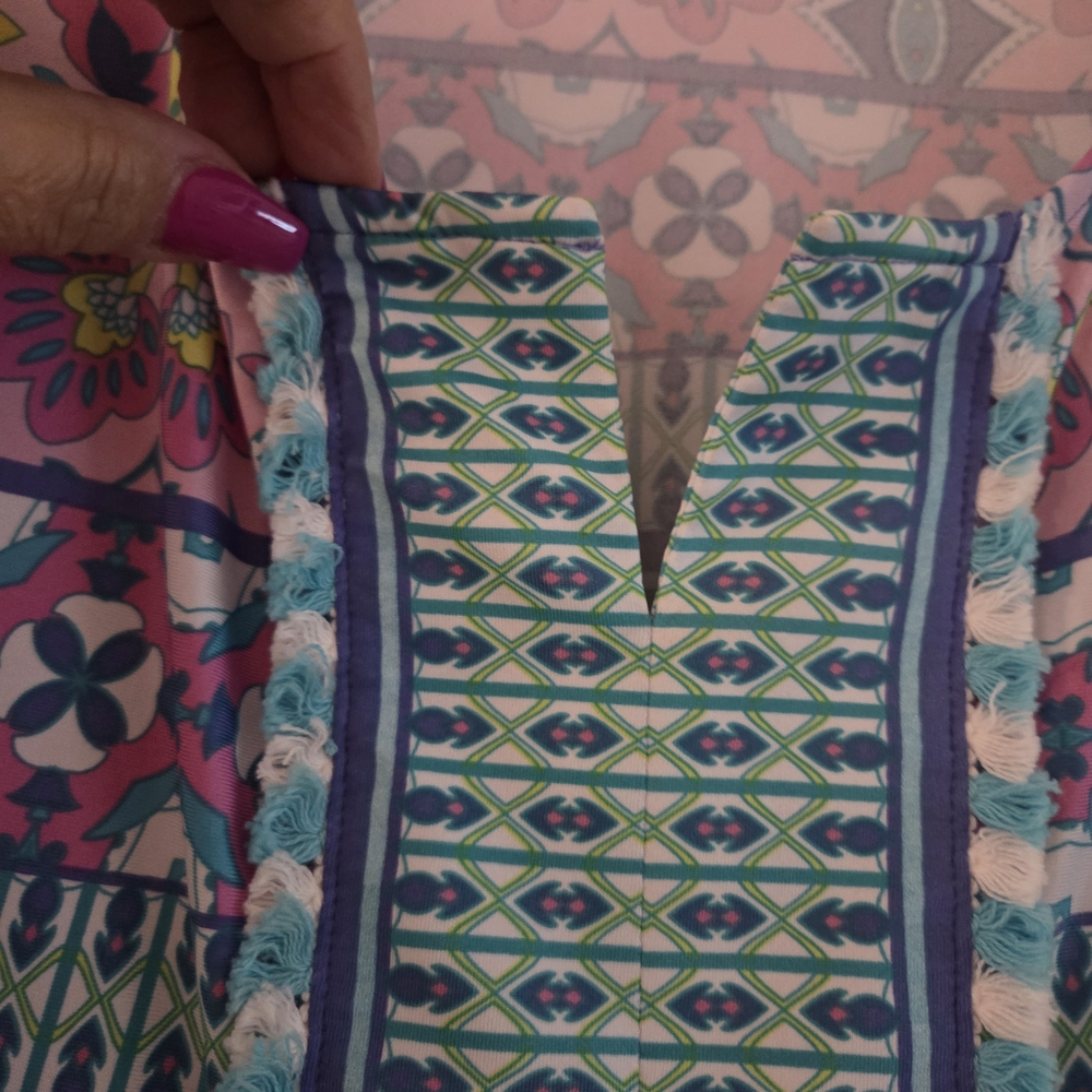 Ruby Rd. Multicolor Patterned Tunic Top - image 2